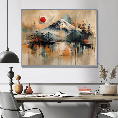 Japon, Mont Fuji Majesty II - Art mural japonais pour le salon