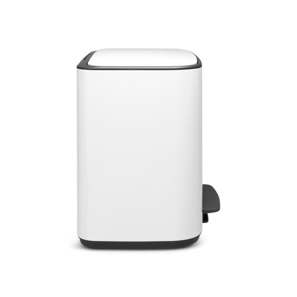 Brabantia 9.5gal Step-On Trash Can, White