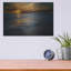 Peinture à l'huile, "Gulf Coast Sunset" par Rick Berk, art mural en métal-1844751084
