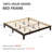 Solid Rubberwood Platform Bed-1136755663-1136755660