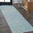 Kemesha Moroccan Beni Souk Turquoise/Cream Rug-13695288