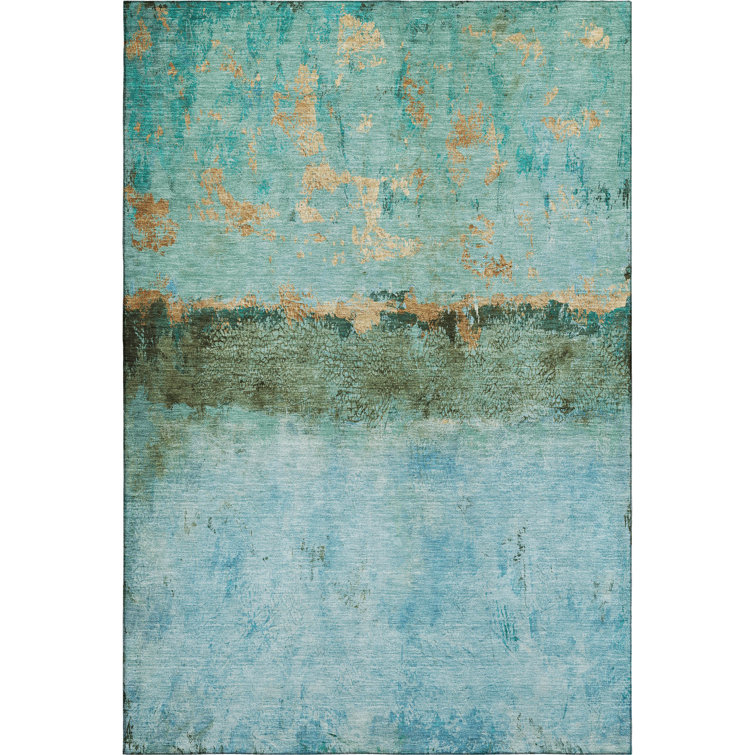 Premium Machine Washable Meidell AMF1716 Abstract Rug