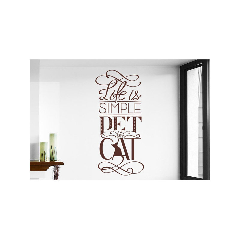 Wall Decal, Brown, Large