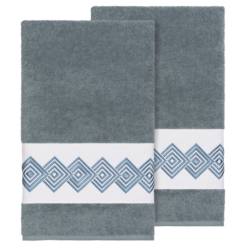 Noah Turkish Cotton Midweight Bath Towel, Teal