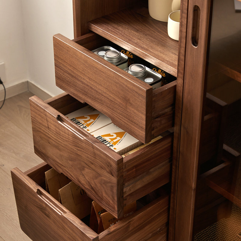 Buffet en bois de noyer massif