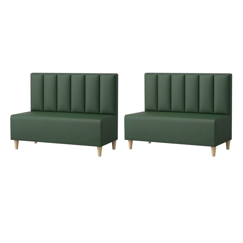 Bancs de restaurant modernes et simples, Vert