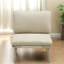 Chaise modulaire modulaire, siège sans accoudoirs moderne pour cadre en acier