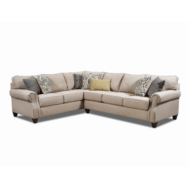 Canora Grey Vishwakarma 2 - Piece Upholstered Sectional & Reviews | Wayfair