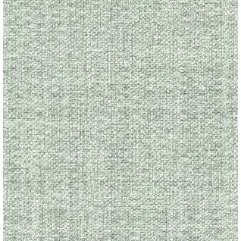 Elise Textured Linen Wallpaper, Green
