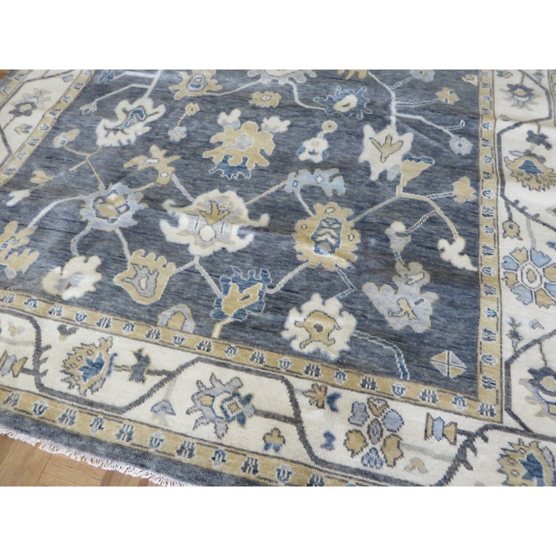 Tapis unique gris de 8 pi x 10 pi One-of-a-Kind