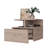 Macadamia 2-Tier Shelf Floating Nightstand-2140060034