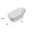 59" x 30" Freestanding Soaking Acrylic Bathtub-81515715