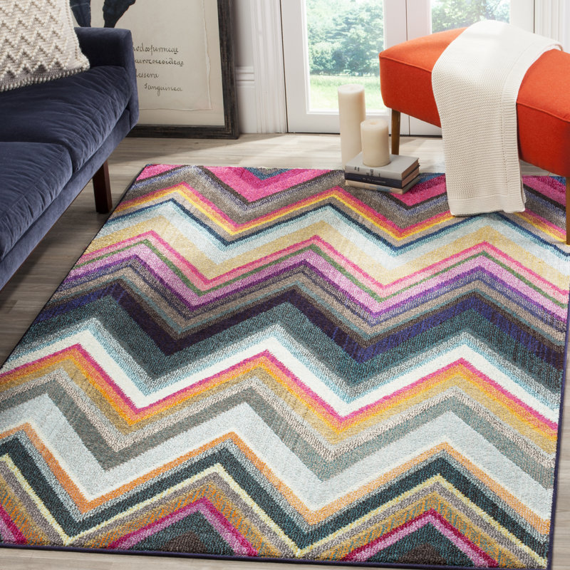Avenir Chevron Area Rug, Rectangle 201 x 279 cm
