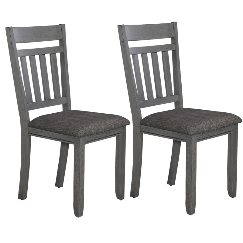 Chaises latérales Ashby avec dossier rembourrés