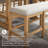 Leannah Polyester Upholstered Bench