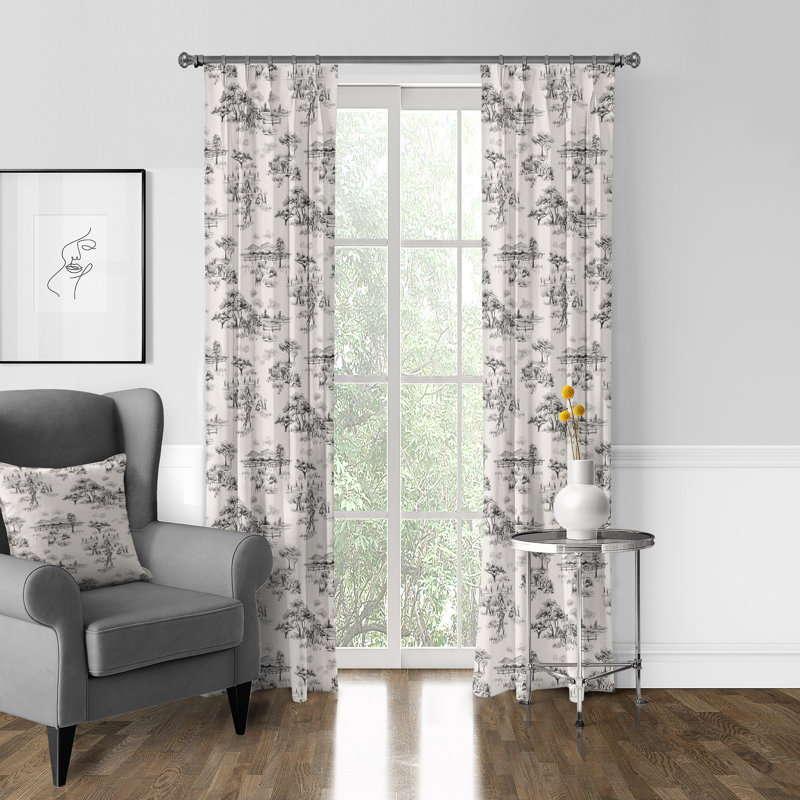 Auclair 100% Cotton Curtain, 20" W x 108" L