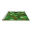 Tapis 100% à motifs lavables à la machine 2989 Pat676 GRN-492575540