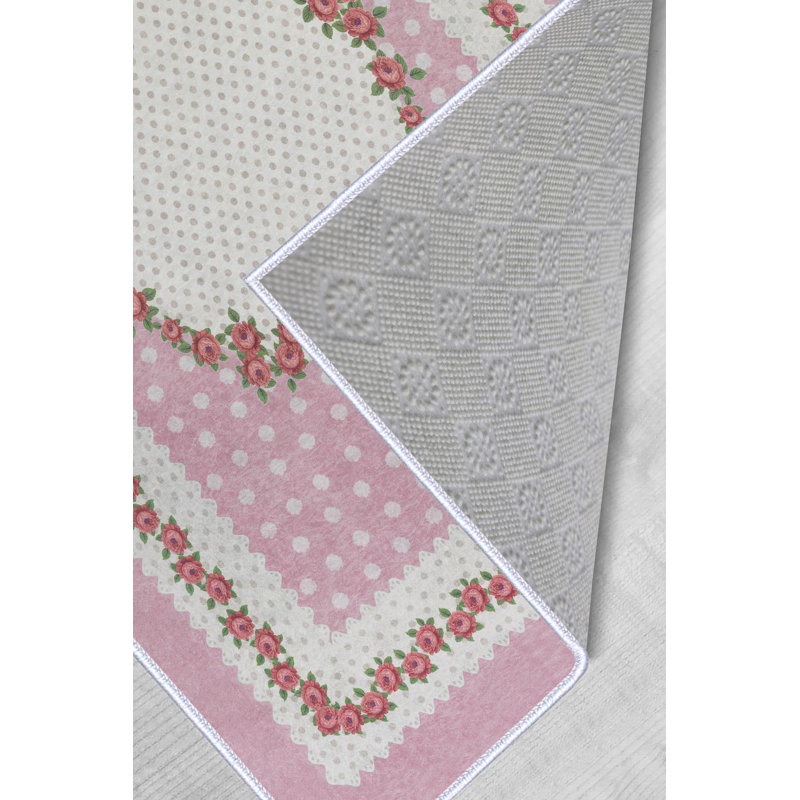 Stylish Woven Carpet (4.6 x 7.2 ft), 100% Polyester, 0.3 in Pile Height | Antibacterial & Non-Slip Underside, Machine Washable | Durable with 3D Digital Printing, Perfect for Living Room & Bedroom Decor