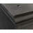 Traditional Executive Wood Double Pedestal L-Desk, Corner Desk, Office Table, Black-124303677