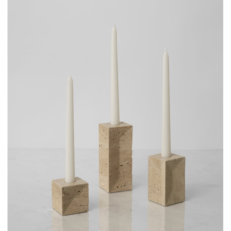 Travertino Candlestick