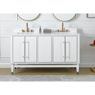 Ensemble de meuble-lavabo double 60 po
