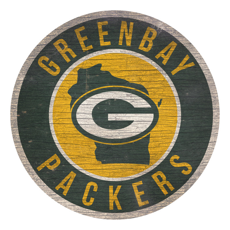 NFL, print on wood, Green Bay Packers