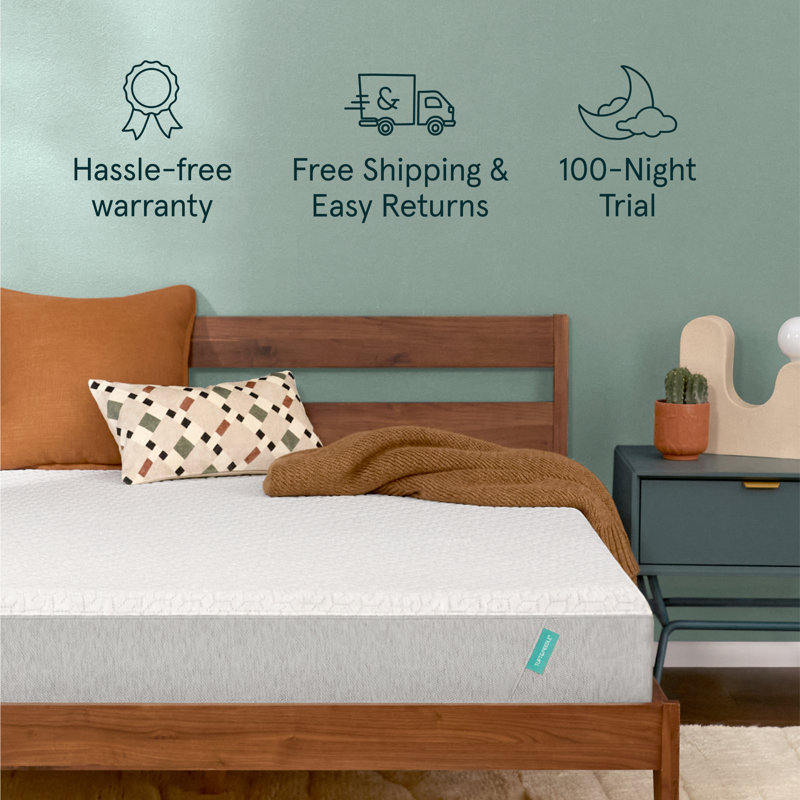 T&N Original Foam Medium 10" Mattress, Extra-long Twin