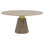 Everett Round Solid Oak Dining Table