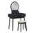 Beautiful Vanity Dresser With Mirror And Stool Set Storage Drawers Luxury Furniture 1Pc Led Mirror-646533765