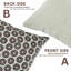 Housse de coussin décoratif décoratif «mauve» Fabcline, housse de coussin décorative «mauve», «Bulbul»-108106746-108106738