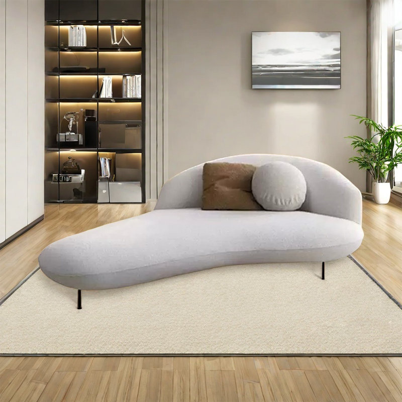 Chaise en bois massif de haute qualité, Orienté à droite, Blanc