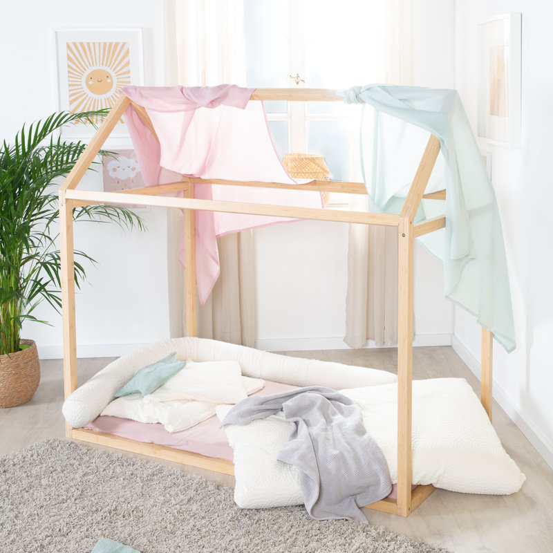 Montessori Daybed House Beds, Beige
