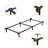 Cummons 7" Heavy Duty Spring Support Frame, Iron Bed Frame-489360221