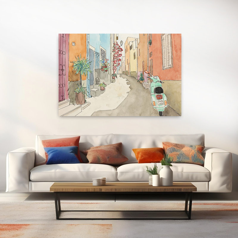 1 Piece Wrapped Canvas Wall Art, 101.6 cm H x 152.4 cm W