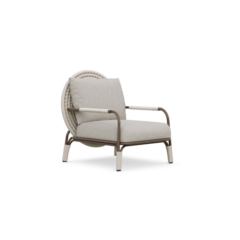 Zahara Club Chair Birch + Wheat Cushion