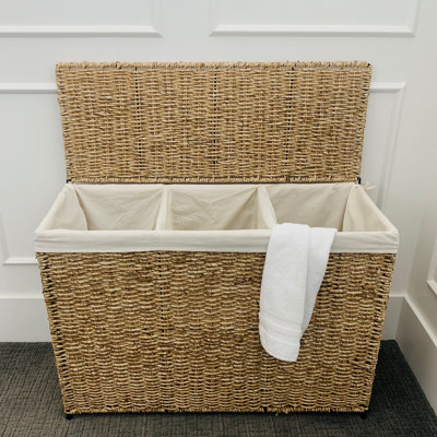 Wicker Laundry Sorter