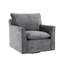 Ensemble de 2 chaises d'appoint pivotantes en chenille de 36,2 po de largeur (ensemble de 2)-134210530