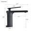 Single Hole Bathroom Faucet In Matte Black
