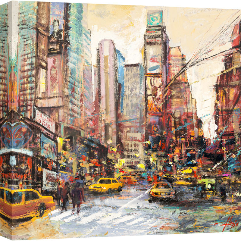 Morning Over Manhattan by Luigi FLorio - Wrapped Canvas Print, 70cm H x 70cm W x 4cm D
