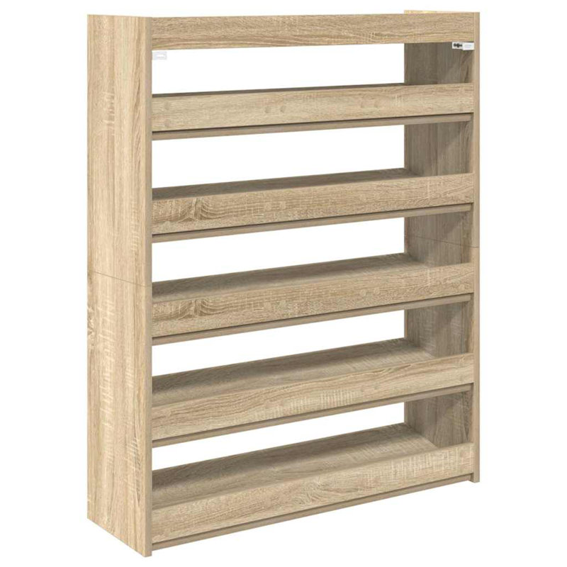 18 Pair Shoe Rack, Sonoma Oak