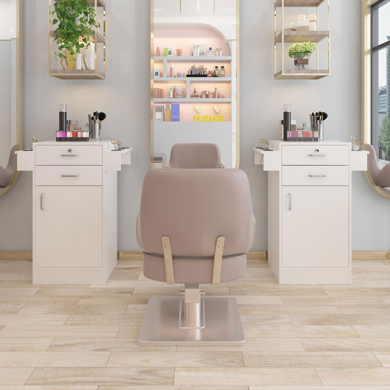 Porte-séchoir à vêtements Danio Beauty Salon, Blanc