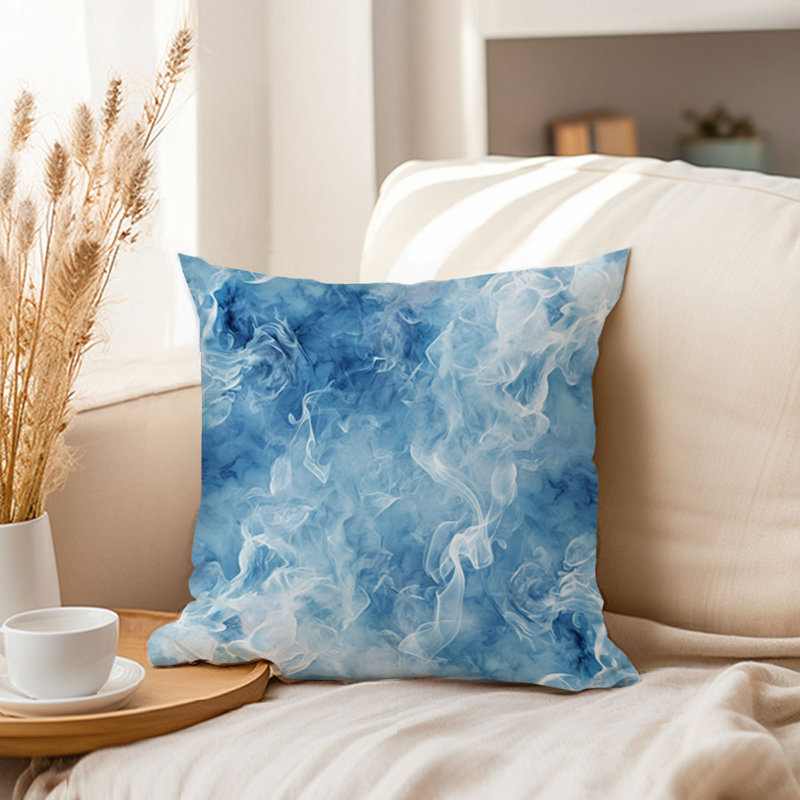 Abstract Blue Myst II Modern, 20"H x 20"W