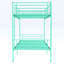 Lit superposé moderne pour chambre à coucher, simple au-dessus d'un lit simple, bruit, fabrication en fer, surface d'usure, taille en métal de conception séparable, inclus, avec clôture, support-459674347
