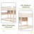 Full Over Full Bunk Bed With Integrated Shelving, Color-Changing Lights And Pegboard-1376452289
