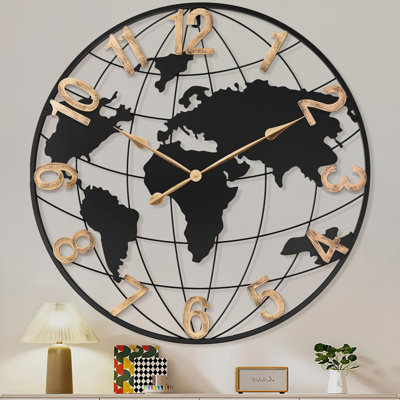 Horloge murale moderne et silencieuse
