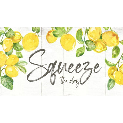 ArtDirect Nan Gallery Wrapped Canvas Art Titled: Lemon Squeeze