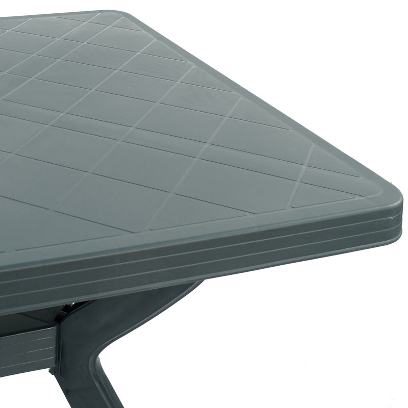 Turin Plastic Dining Table, Green