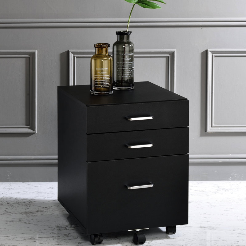 Classeur moderne à 3 tiroirs avec 3 tiroirs fonctionnels Modern Home Office