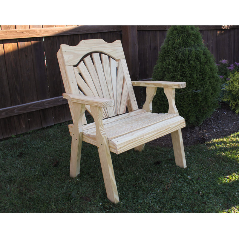 Pine Outdoor Lounge Chair