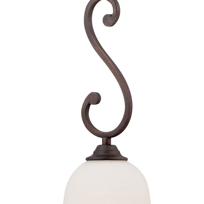Luminaire suspendu en forme de cloche à 1 lumière Ranlo